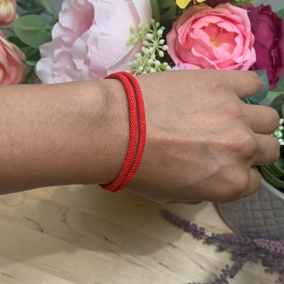 3ml Lucky Red String Bracelets Double Adjustable - Picture 7 of 12